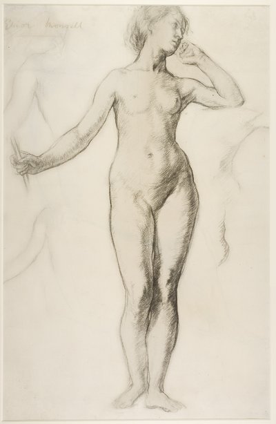 Female Nude Standing, c.1897 by Elinor Mary Darwin